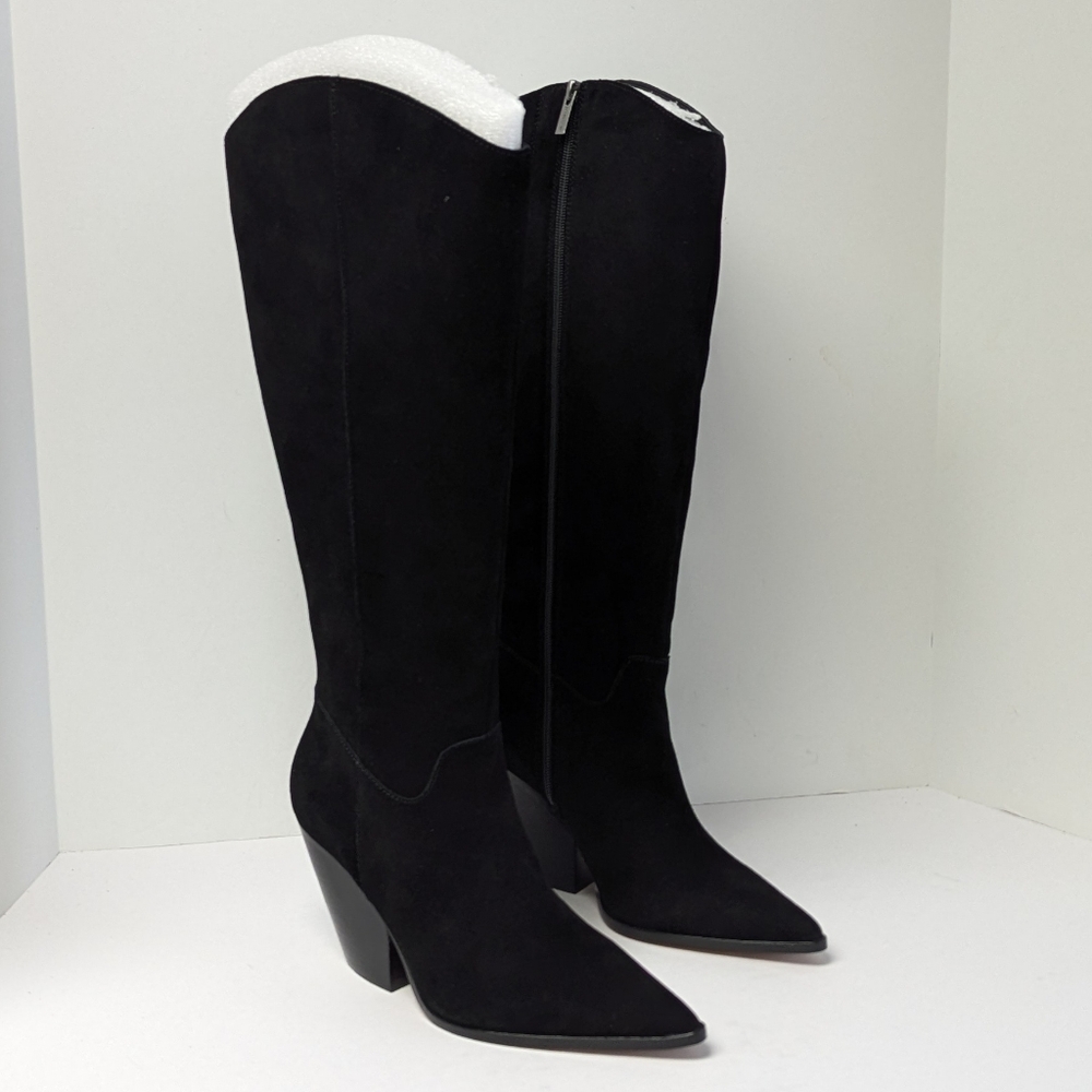 Black Heeled Boots for Women